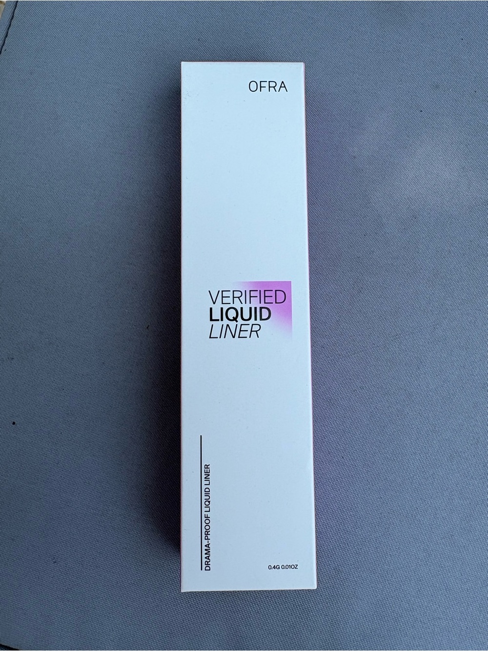 OFRA Cosmetic Liner Packaging in Purple